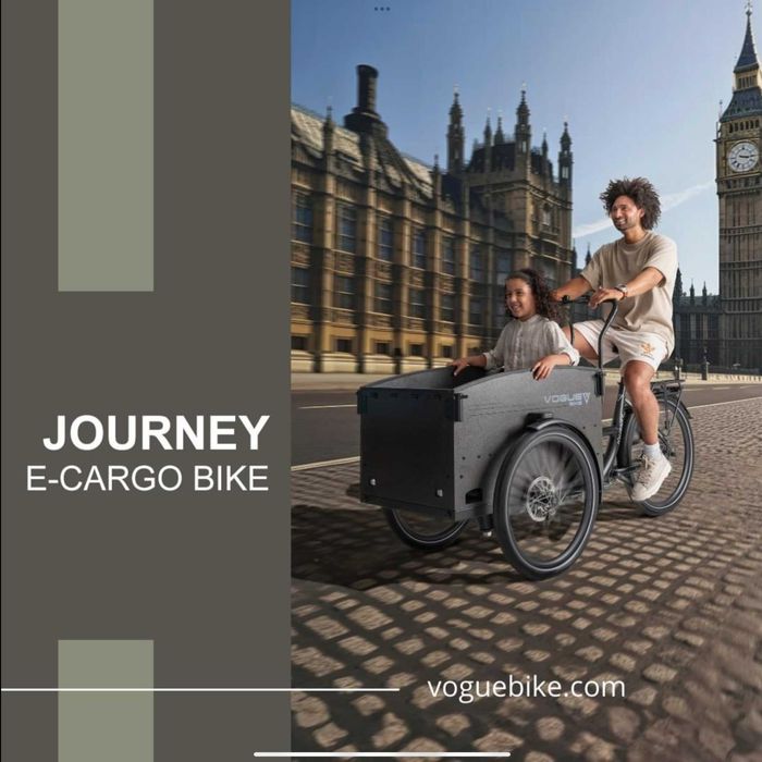 Elektryczny rower cargo VOGUE Journey 7d - WYPRZEDAŻ