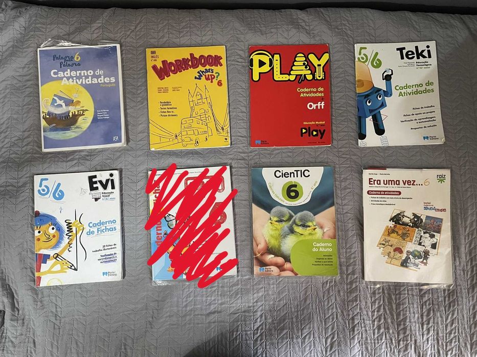 Livros de Fichas / Cadernos de Atividades - 6º Ano
