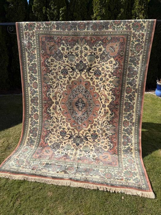 Dywan jedwab belgijski wzór perski RAJSKI OGRÓD 285x200 galeria 7 tys
