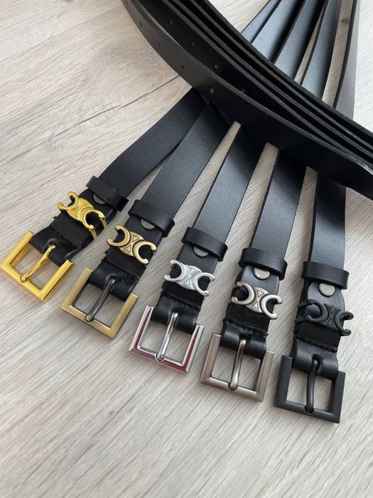 Ремень кожаный ремень женский пояс на платье ремень узкий пояс узкий