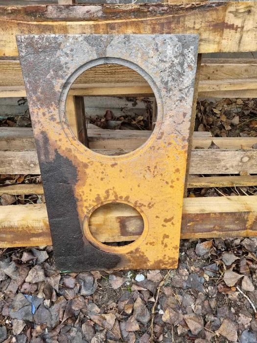 Плита для печі чавунна 70,5-40,5 см на два отвори