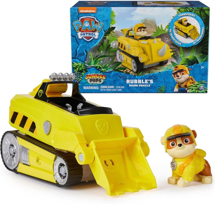 Щенячий Патруль Джип Крепыш носорог Paw Patrol Rubble Rhino Jungle