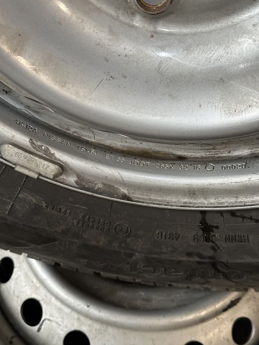 Колеса в зборі 205/80 R16C Continental,6х114.3 R16 Nissan Navara