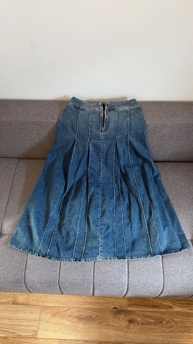 Długa spódnica jeansowa Massimo Dutti rozmiar 36