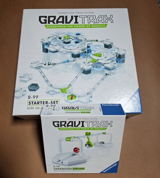 Gravitrax Ravensburger zestaw startowy + dodatek Most linowy
