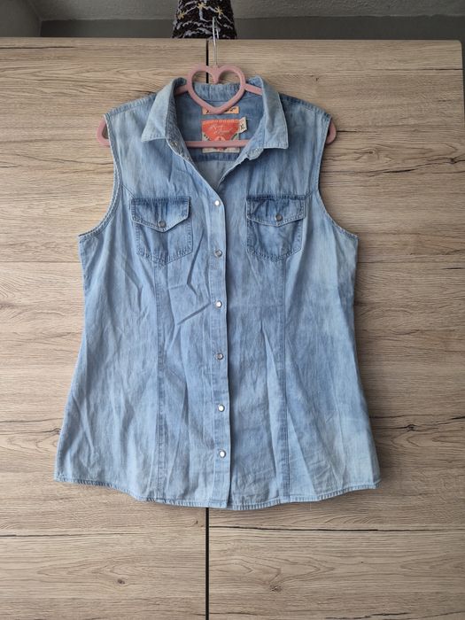 Bluzka basic jeansowa Rock Angel 42/XL