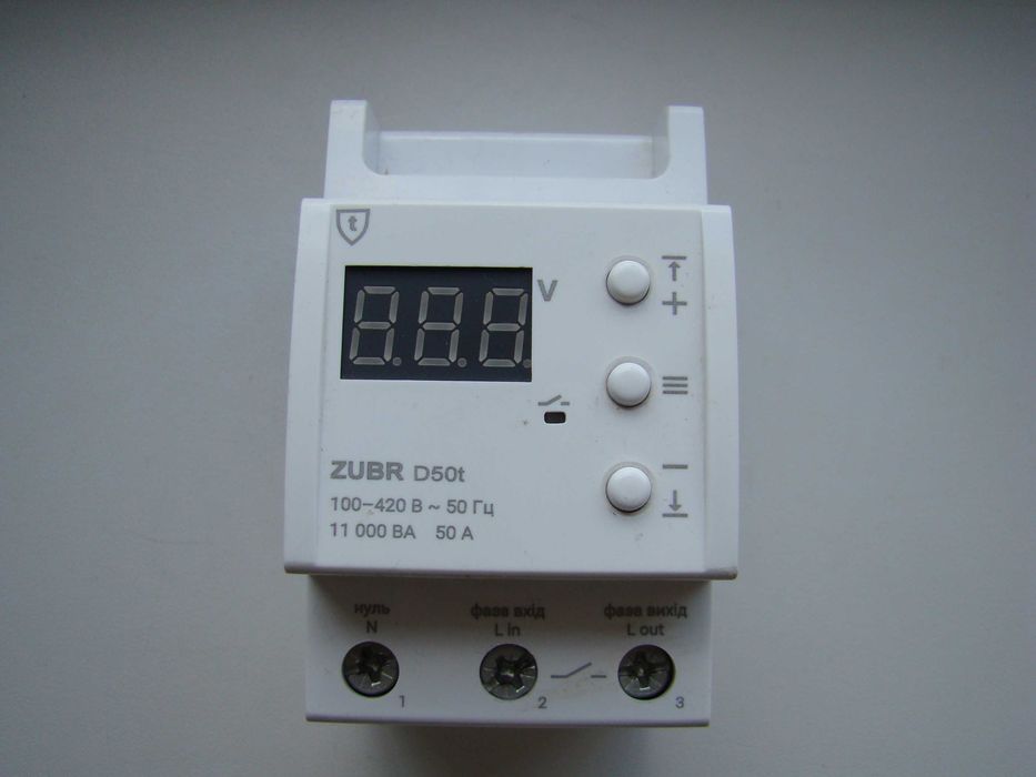 Реле напряжения Zubr D50t.