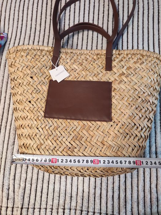 Плетена солом'яна сумка Reserved