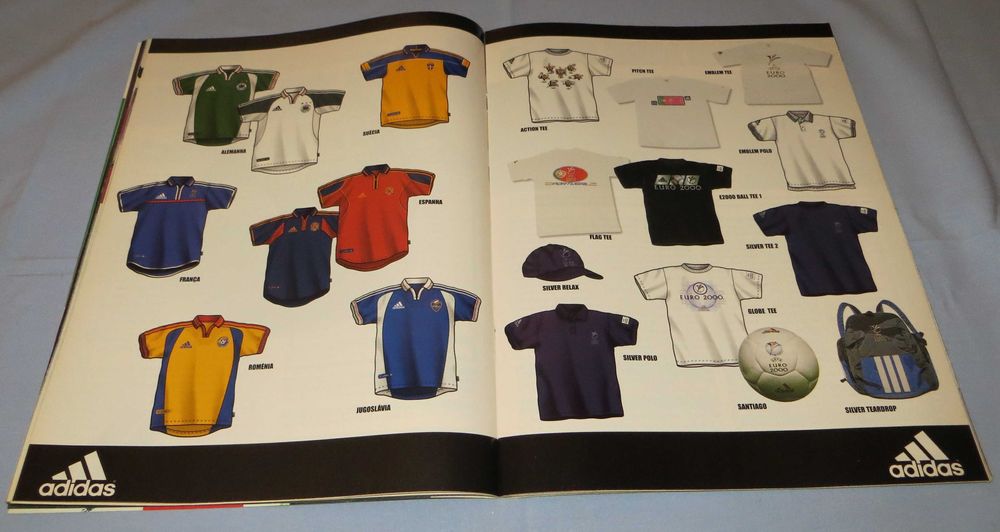Revista futebol Mundial "Euro 2000" Os melhores, c/ poster Sabry  Novo