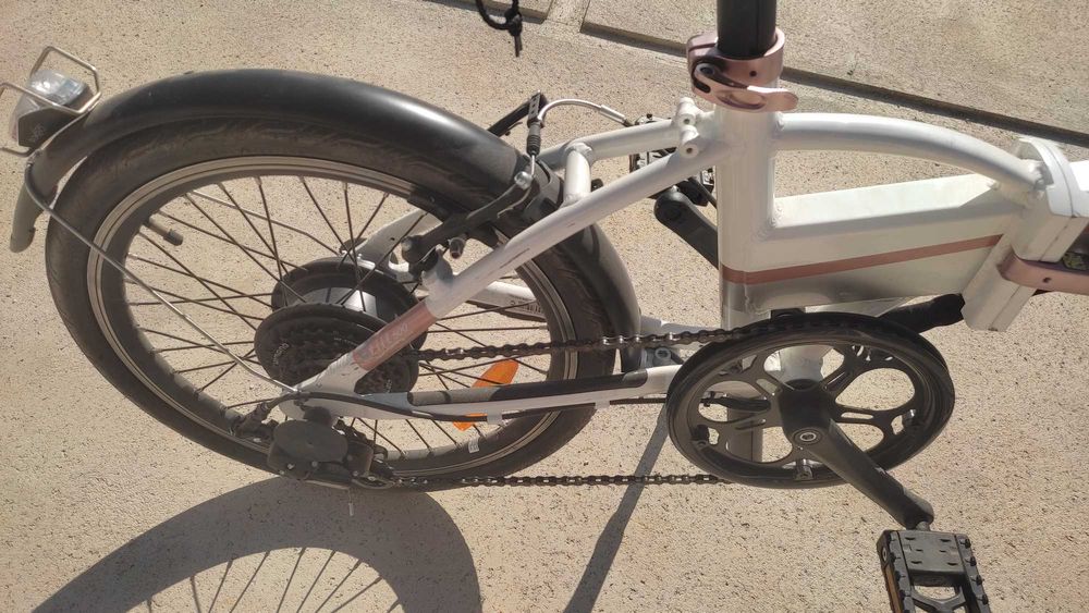 Bicicleta dobravel eletrica btwin