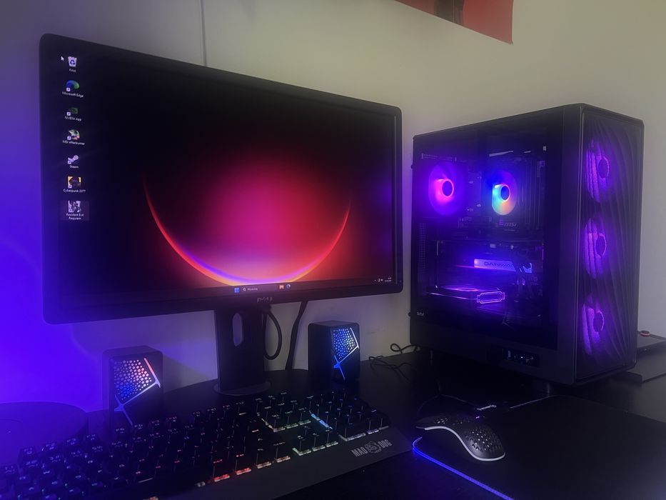 Kompletny zestaw komputerowy do gier - i7, GTX 1080 8GB, 16GB RAM + monitor i akcesoria