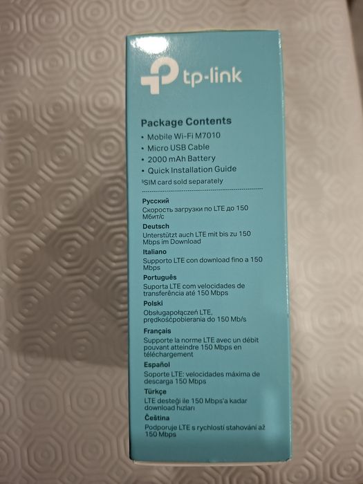 Router Mobile Sem Fios TP-LINK M7010
TP-LINK M7010 / Mobile Router. Ba
