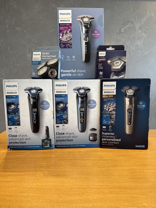 Бритви для гоління PHILIPS 5000X, 5400, 7200, 7600, 7900, 9400, 9500