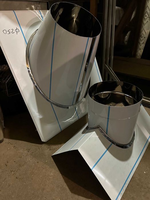 130 Димохідна труба сендвіч нерж оцинк сендвіч