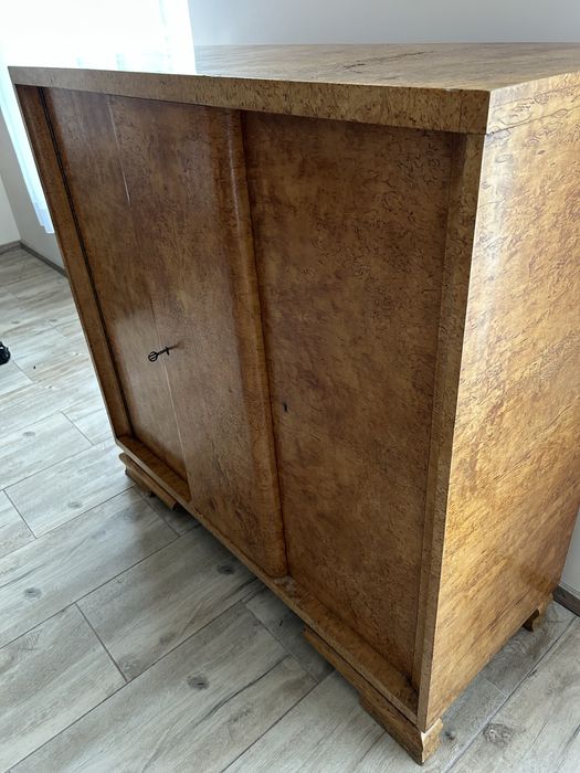 Kredes Art Deco z czeczotki - lata 30./40. XX w.