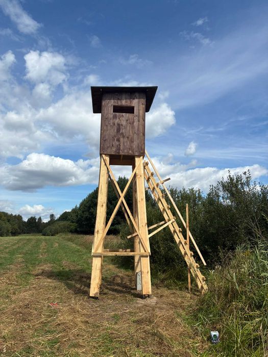 Ambona myśliwska  wysokość 5,5 m siedzisko 4,5m