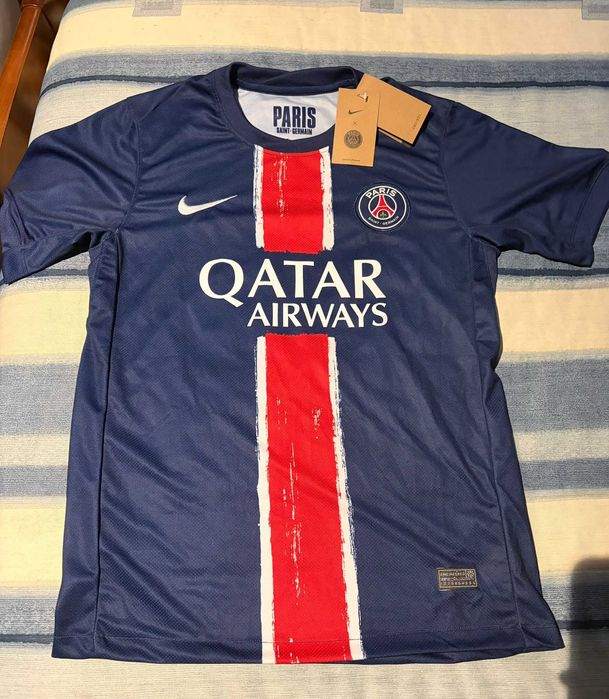 T-Shirt PSG Nuno Mendes 2024/2025 - Tamanho M - Nova com Etiqueta