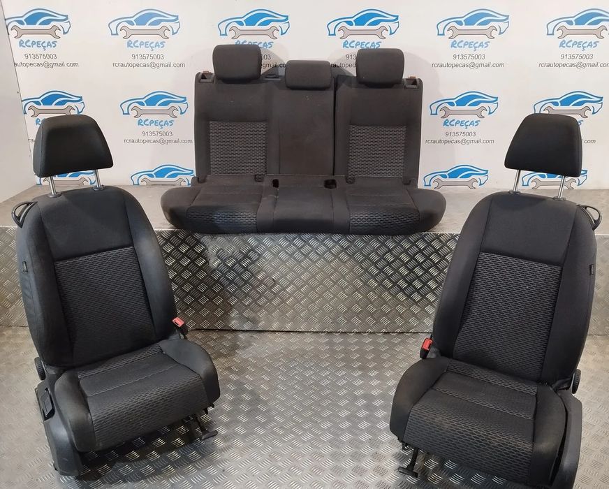 BANCO BANCOS RECLINÁVEIS VOLKSWAGEN VW GOLF VI MK6 TECIDO AIRBAG
