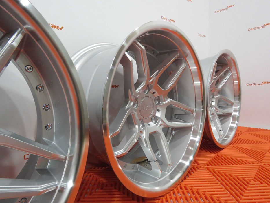 Jantes Haxer HX030 18 8.5 et 20 + 10 et15 5x120 Cinza + Polido