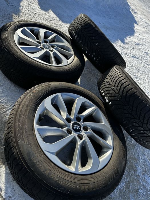 Диски Hyundai R17 5/114,3 +Зимові шини ix20 IX35 Kona Tucson SantaFe