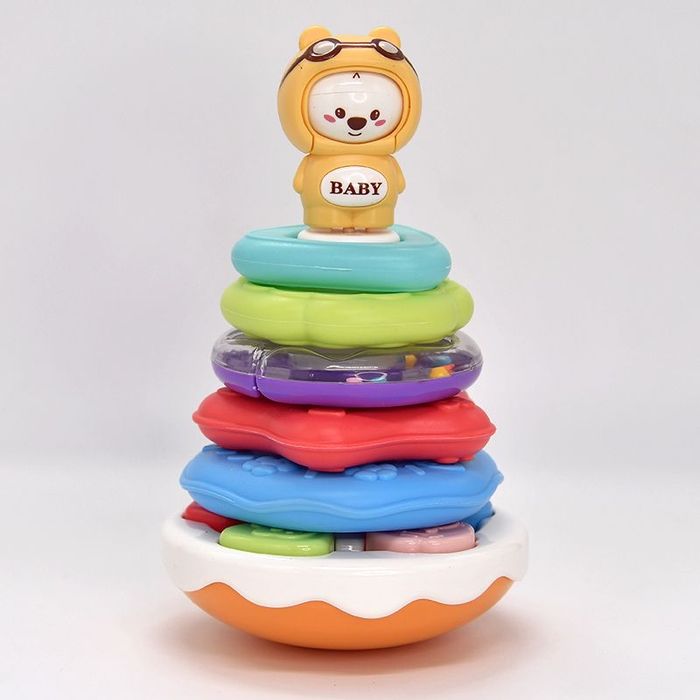 Розвиваюча музична пірамідка-сортер нелягайко "Ведмедикові пригоди"