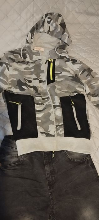 Spodnie jeansowe dla chłopca,bluza rozm 158