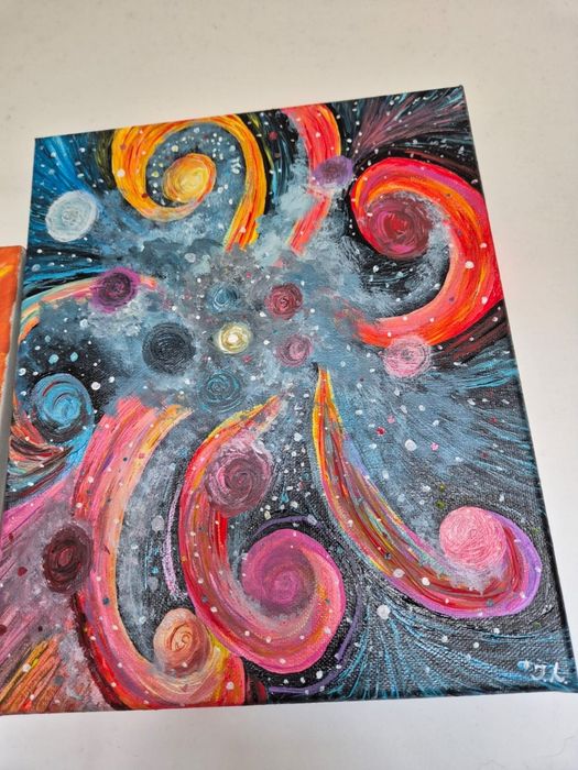 Pintura Iryna Lyashenko Tela 25 x 30, Acrílico.