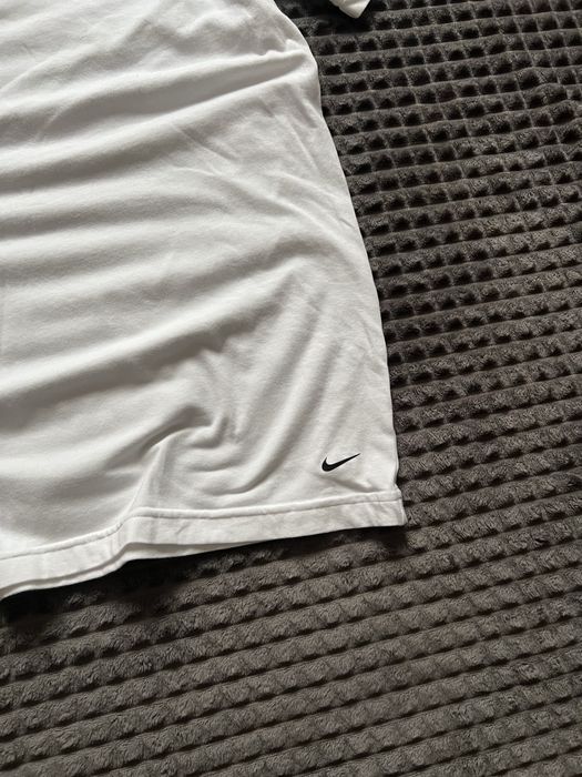 NIKE (S/M) Dri-Fit White Sport чоловіча спортивна термо футболка біла