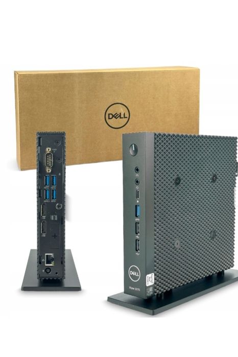 Thin Client Dell Wyse 5070 QUAD 8GB 128 SSD USB-C RS232 +STAND serwer