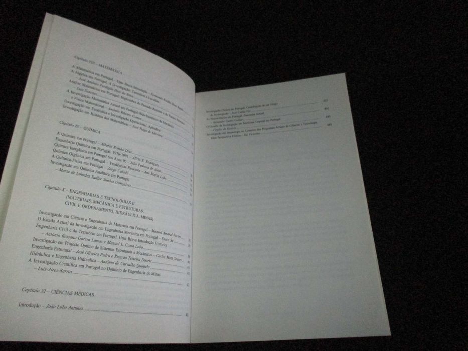 Livro O Estado das Ciências em Portugal José Mariano Gago