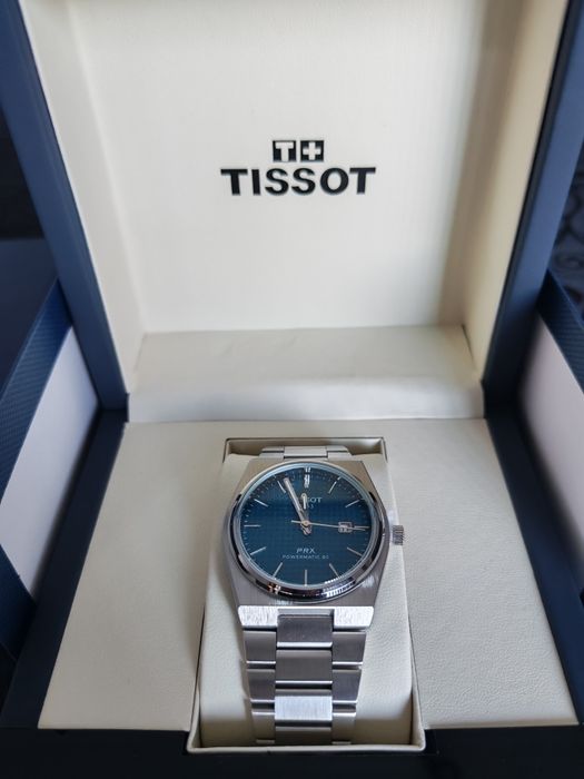 Relógio Homem Tissot PRX 40mm azul