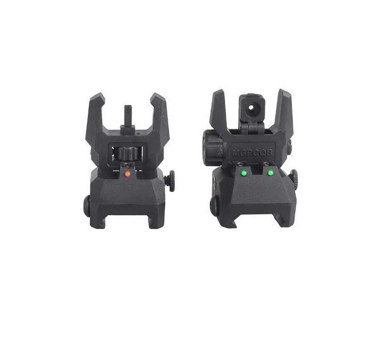 Відкидний цілик і мушка MGPCQB Back-up Sight з оптичним підсвічуванням