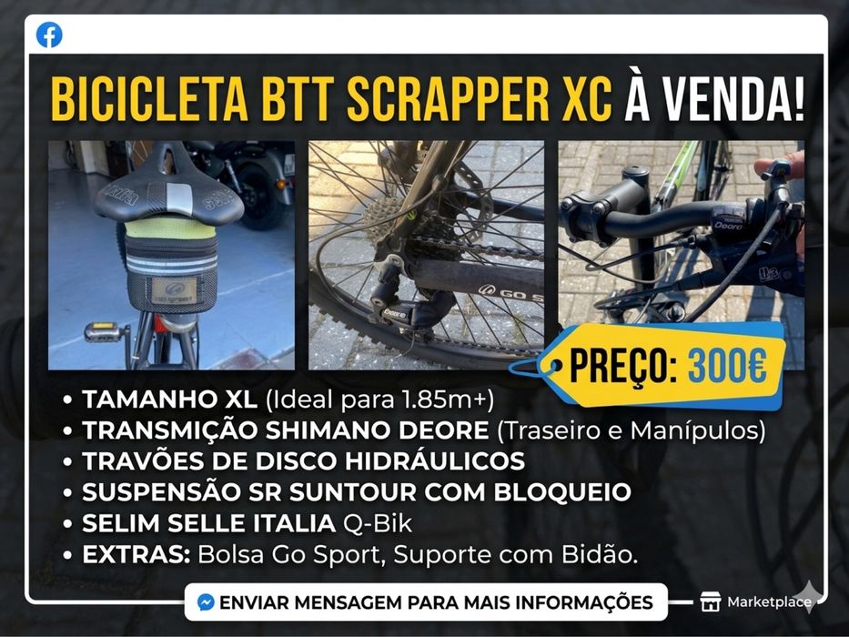 Bicicleta BTTScrapper Xc