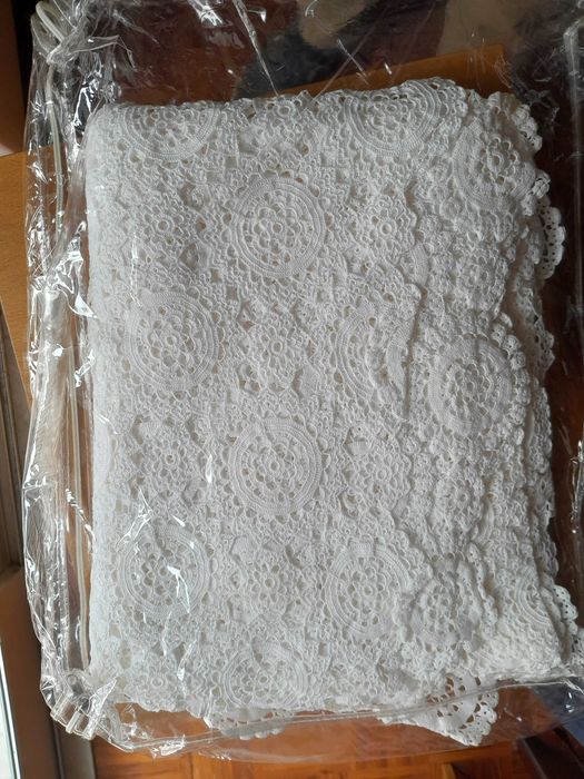 Toalha Croché feita à mão