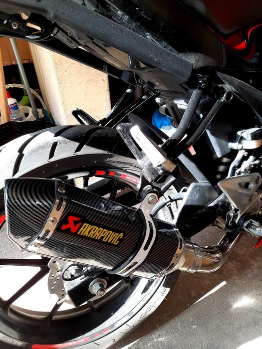 Linha Escape suzuki GSXR 125 gsx-r ponteira gsx-s