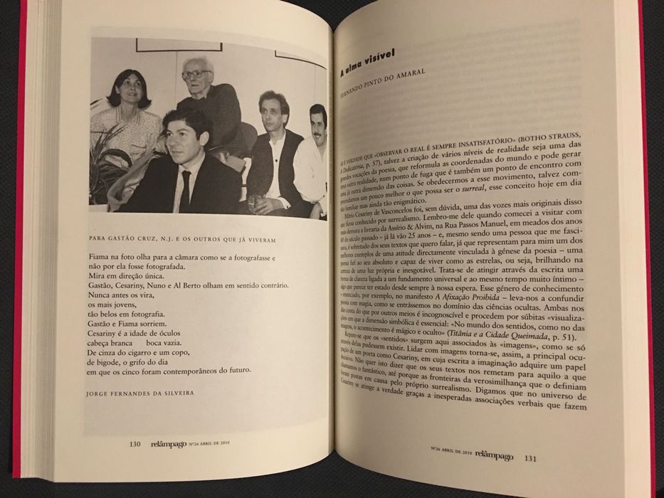 Relâmpago. Mário Cesariny
