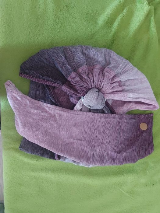 chusta kółkowa lenny lamb jodełka ombre