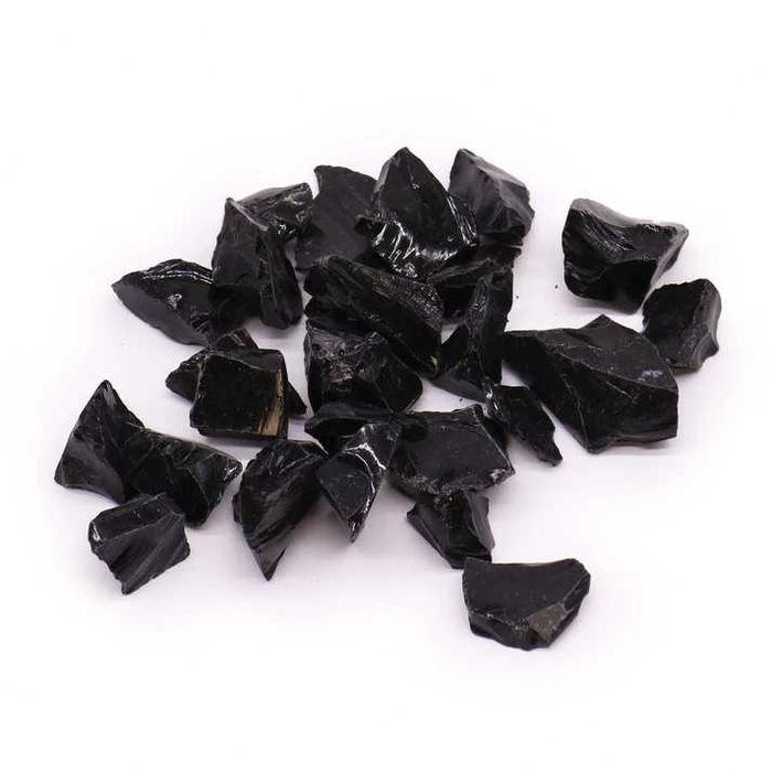 Cristais em bruto (500 g) - Obsidiana Negra