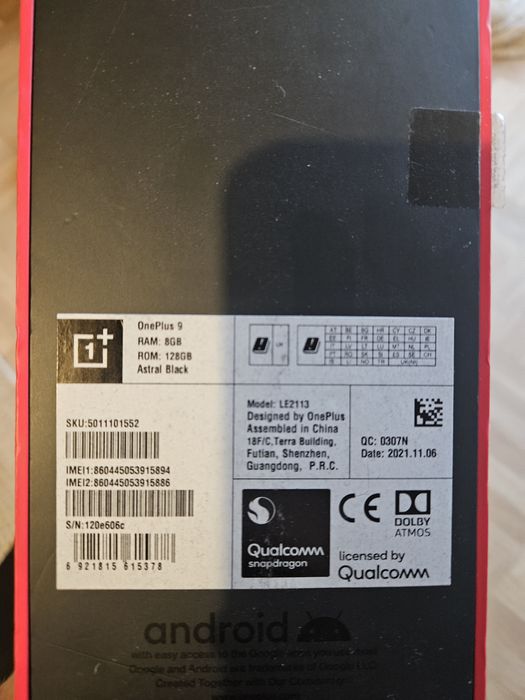 Telefon One Plus 9 5G