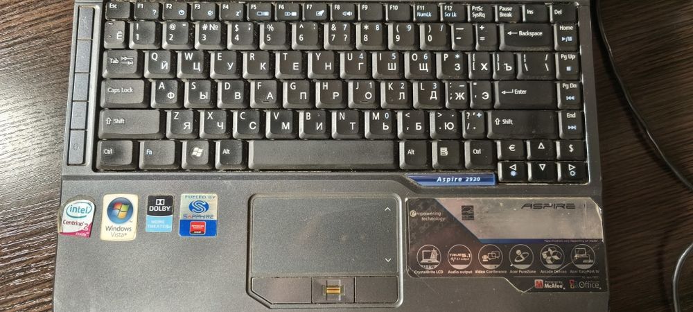 Acer ноутбук aspire 2930