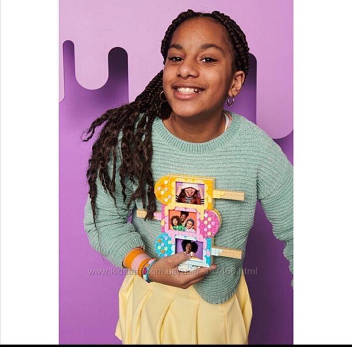 Конструктор Новый LEGO DOTs 41956 "Фоторамки и браслет «Мороженое"