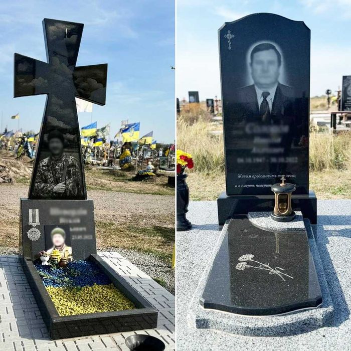 Пам'ятники із граніту з установкою "під ключ" від 14 800 грн - Дніпро