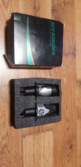 Zarowki H4 LED SOCZEWKA .Kaplet 2szt