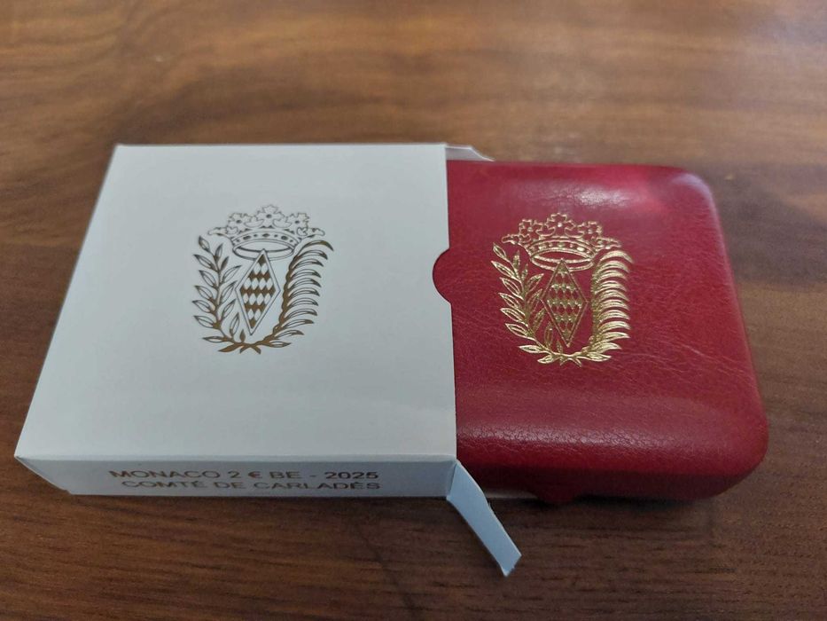 Moedas 2€ Comemorativas Proof Mónaco 2025