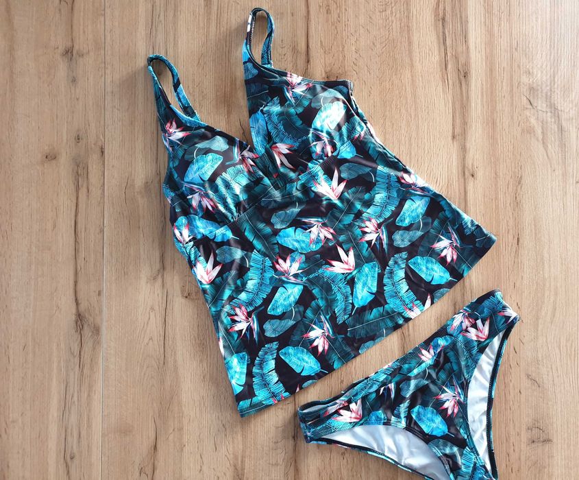 Nowy strój kąpielowy, dwuczęściowy, tankini, rozmiar M, 38