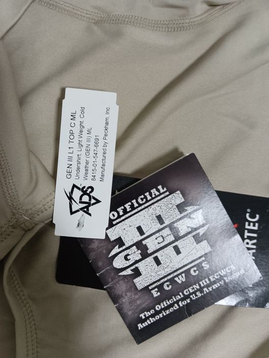 Термобілизна США ECWCS GEN III Level 1 Polartec