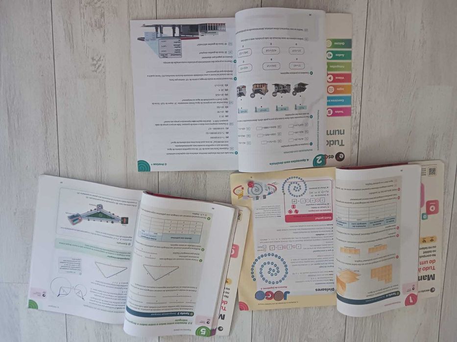 Manual escolar matemática  Espiral (1+2) 5 ano + Caderno de atividades