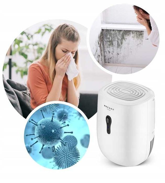 OSUSZACZ powietrza pochłaniacz wilgoci biały cichy 0,8l Automatyczny