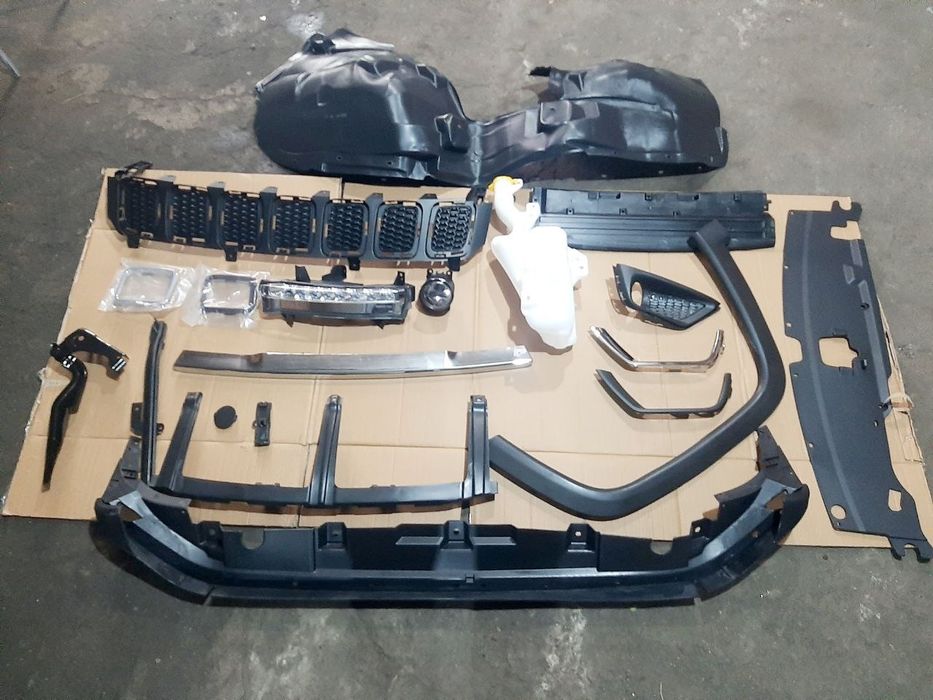 Фара ДХО Jeep Compass Компас 55112721AB 55112720AB бампер молдинг бампер Накладка кріплення