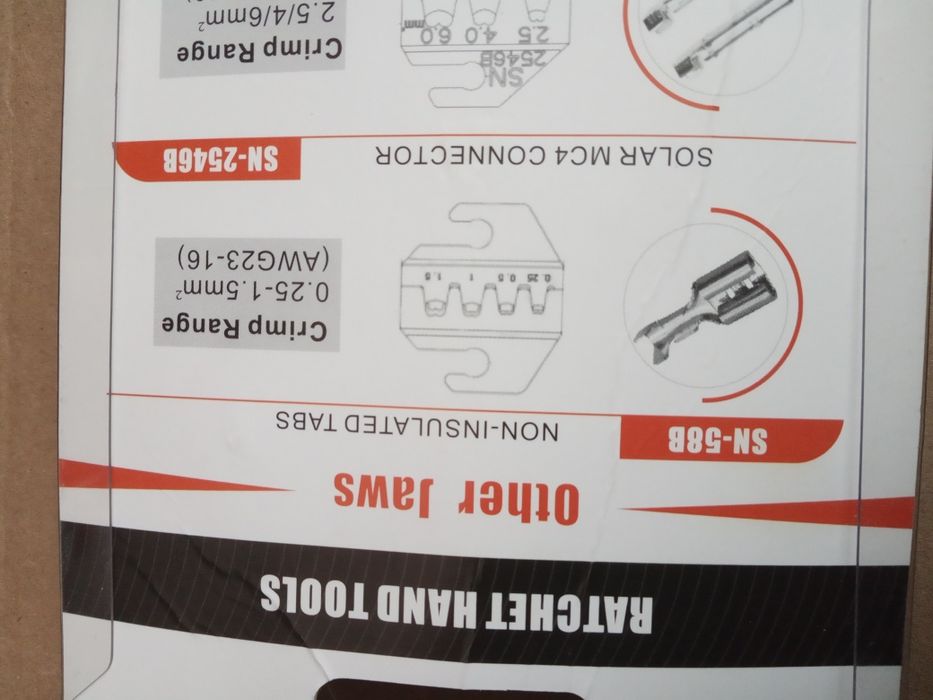 Кримпер Кліщі SN-58B  обжимач контактів